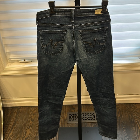 AG Mixed Wash Denim Patchwork ‘Stevie Ankle’ Jeans - Picture 5 of 11